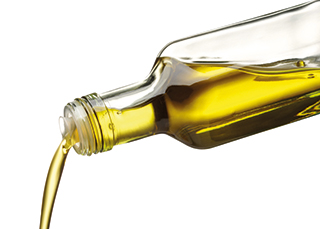 A bottle of olive oil